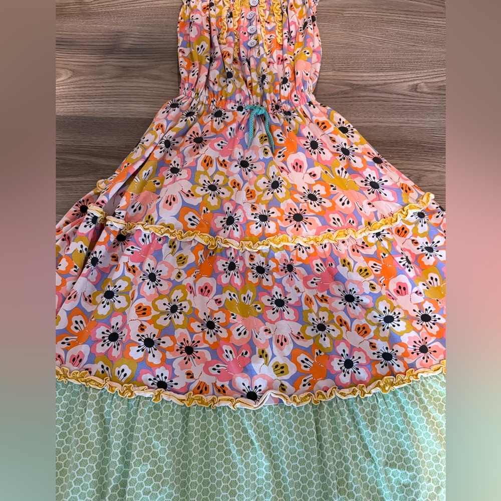 Matilda Jane Tell Me More Floral Maxi Dress The Adventure Begins Girls size 8 - Picture 15 of 15